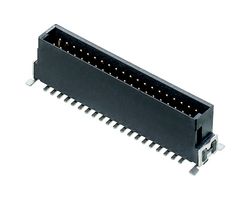HARWIN M55-7014042R 引脚针座, 板至板, 1.27 mm, 2 排, 40 触点, 表面安装　, Kontrol M55 Series