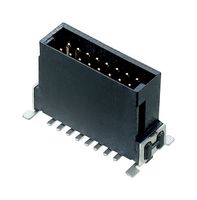 HARWIN M55-7021642R Pin Header, Board-to-Board, 1.27 mm, 2 Rows, 16 Contacts, Surface Mount, Kontrol M55 Series