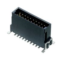 HARWIN M55-7022042R Pin Header, Board-to-Board, 1.27 mm, 2 Rows, 20 Contacts, Surface Mount, Kontrol M55 Series