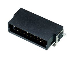 HARWIN M55-7102042R 引脚针座, 板至板, 1.27 mm, 2 排, 20 触点, 表面安装直角, Kontrol M55 Series