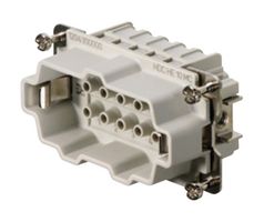 WEIDMULLER HDC HE 10 MC 重载型连接器, RockStar HE, 插入件, 10+PE触芯, 4, 插头, 压接针-无触芯