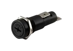 MULTICOMP PRO MC002794 保险丝座, 面板安装, 250V, 10A, 6.35×30mm/6.35×31.8mm, 快速连接, 螺丝刀旋转盖