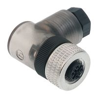 HIRSCHMANN ELWIKA 4012 PG7 TO 传感器连接器, E Series, M12, 母, 4路, 螺丝插座, 直角线缆安装