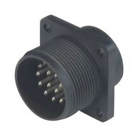 HIRSCHMANN CM 02 E 20-29P 圆形连接器, CM series, MIL-DTL-5015系列 (VG95342), 墙壁安装插座, 17 触点, 焊接引脚, 螺纹