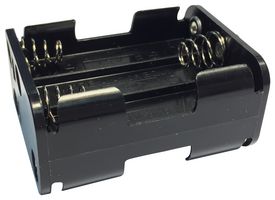 PRO ELEC PE000027 电池座, 卡扣式, AA电池尺寸, 6位