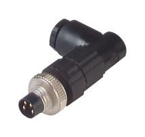 HIRSCHMANN ELWIST 4008 V 传感器连接器, MiniQuick E Series, M8, 公, 4路, 针脚, 直角线缆安装