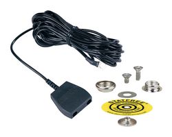 DESCO 14213 Common Point Ground Kit, Black, 15 ft, 1Mohm, 10 mm Stud Size