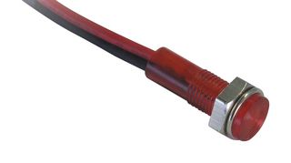 MULTICOMP PRO MCR9-119L1-11-RR3 LED Panel Mount Indicator, Red, 12 VDC, 5.2 mm, 20 mA, 20 mcd