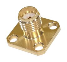 MULTICOMP PRO MC002942 RF / Coaxial Connector, SMA Coaxial, Straight Flanged Jack, 50 ohm, Beryllium Copper
