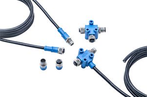 AMPHENOL LTW HMC-B-001 连接器套件, 金属, 工业, 6件NMEA 2000系列T型连接器, 终端插头与插座, 2M尺寸电缆与T型电缆, NMEA 2000