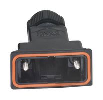 MOLEX / FCT 173114-0265 D Sub Backshell, 173114 Series, DE, 180°, ABS (Acrylonitrile Butadiene Styrene) Body