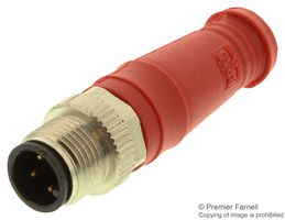 MOLEX 120076-8034 Sensor Connector, BRAD, Micro-Change 120076 Series, M12, Male, 4 Positions, Solder Pin