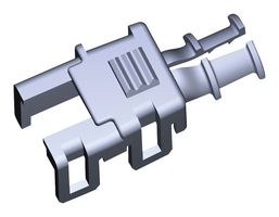 MOLEX 200122-0102 Connector Backshell, 2 Position, Backshell, Molex Mega-Fit 171692 Series Receptacle Housings, 180°