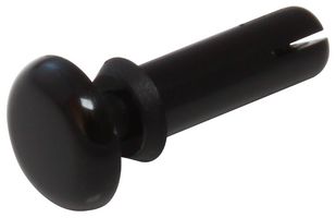 ESSENTRA COMPONENTS SR 2048 B 铆钉, 卡扣式, 黑色, 尼龙, 2.2mm孔直径, 2.9 mm - 3.6 mm夹持范围, 4.2mm直径, 1.2mm深