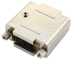 OSSI DAPMK-15-JSS-K D Sub Backshell, DAPMK, DA, 180°, ABS (Acrylonitrile Butadiene Styrene) Body