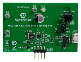MICROCHIP ADM00856 Development Board, MCP1642B Boost Regulator,