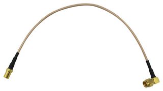 MULTICOMP PRO MC002990 RF / Coaxial Cable Assembly, 10.2 ", 260 mm, RG316, SMA Right Angle Plug, SMB Jack, 50 ohm