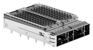 TE CONNECTIVITY 2170806-1 连接器配件, 笼式组件, AMP zQSFP+ 1x2 I/O连接器