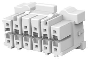 TE CONNECTIVITY 1-1971905-6 Connector Housing, Housing, GRACE INERTIA 3.3, Socket, 12 Ways, 3.3 mm