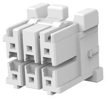 TE CONNECTIVITY 1-1971905-3 Connector Housing, Housing, GRACE INERTIA 3.3, Socket, 6 Ways, 3.3 mm
