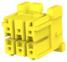 TE CONNECTIVITY 4-1971905-3 连接器外壳, 外壳, GRACE INERTIA 3.3, 插座, 6 路, 3.3 mm, GRACE INERTIA 3.3系列触芯