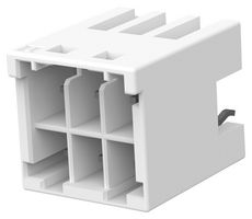 TE CONNECTIVITY 1-1971906-3 引脚针座, 线至板, 3.3 mm, 2 排, 6 触点, 通孔安装, Grace Inertia