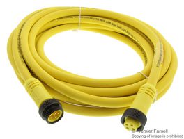 MOLEX 130010-0864 传感器电缆, BRAD Mini-Change, Mini-Change插头, Mini-Change插座, 4路, 1 m, 3.28 ft, Mini-Change 130010 Series