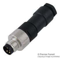MOLEX 120091-0010 Sensor Connector, BRAD Nano-Change, Nano-Change 120091 Series, M8, Male, 4 Positions, Solder Pin