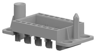 TE CONNECTIVITY T2071164101-000 Connector Accessory, Docking Frame, AMP HMN Series Size H16B 4 Module Plug Inserts