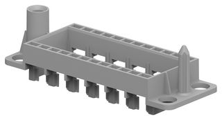 TE CONNECTIVITY T2071244101-000 Connector Accessory, Docking Frame, AMP HMN Series Size H24B 6 Module Plug Inserts