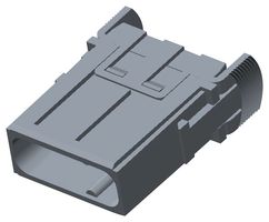 TE CONNECTIVITY T2111032101-007 Heavy Duty Connector, HMN, Insert, 3 Contacts, Plug, Crimp Pin - Contacts Not Supplied