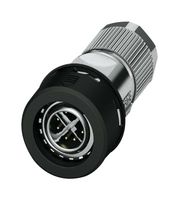 PHOENIX CONTACT 1021783 传感器连接器, PROFINET CAT6, M12 Push-Pull, M12, 公, 8路, 压接插针-不包含触芯, 直形线缆安装
