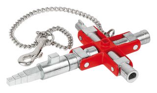 KNIPEX 00 11 06 V01 钥匙, 通用, 十字, 结构, 压铸锌