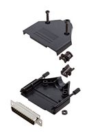 AMPHENOL COMMUNICATIONS SOLUTIONS L17DTPK-P-25+L717SDB25P D-Sub 连接器, 带后壳, 标准, 插头, DTPK-P, 25 触点, DB, 焊接杯