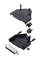 AMPHENOL COMMUNICATIONS SOLUTIONS L17DTPK-P-25+L77SDB25S D-Sub 连接器, 带后壳, 标准, 插座, DTPK-P, 25 触点, DB, 焊接杯