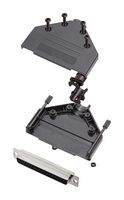 AMPHENOL COMMUNICATIONS SOLUTIONS L17DTPK-P-37+L77SDC37S D-Sub 连接器, 带后壳, 标准, 插座, DTPK-P, 37 触点, DC, 焊接杯