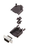 AMPHENOL COMMUNICATIONS SOLUTIONS L17DTPK-P-15+L717DA15PST D-Sub 连接器, 带后壳, 标准, 插头, DTPK-P, 15 触点, DA, 螺丝