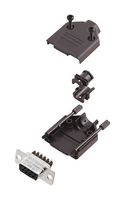 AMPHENOL COMMUNICATIONS SOLUTIONS L17DTPK-P-15+L77DA15SST D-Sub 连接器, 带后壳, 标准, 插座, DTPK-P, 15 触点, DA, 螺丝