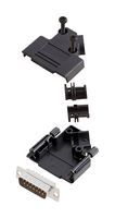 AMPHENOL COMMUNICATIONS SOLUTIONS L17D45PK-P-15+L717SDA15P D-Sub 连接器, 带后壳, 标准, 插头, D45PK-P, 15 触点, DA, 焊接