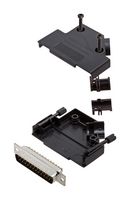 AMPHENOL COMMUNICATIONS SOLUTIONS L17D45PK-P-25+L717SDB25P D-Sub 连接器, 带后壳, 标准, 插头, D45PK-P, 25 触点, DB, 焊接