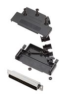 AMPHENOL COMMUNICATIONS SOLUTIONS L17D45PK-P-37+L717SDC37P D-Sub 连接器, 带后壳, 标准, 插头, D45PK-P, 37 触点, DC, 焊接