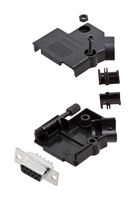 AMPHENOL COMMUNICATIONS SOLUTIONS L17D45PK-P-09+L77SDE09S D-Sub 连接器, 带后壳, 标准, 插座, D45PK-M, 9 触点, DE, 焊接