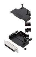 AMPHENOL COMMUNICATIONS SOLUTIONS L17D45PK-P-25+L77SDB25S D-Sub 连接器, 带后壳, 标准, 插座, D45PK-P, 25 触点, DB, 焊接
