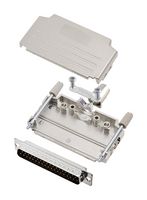 AMPHENOL COMMUNICATIONS SOLUTIONS L17DPPK37-M+L717SDC37P D-Sub 连接器, 带后壳, 标准, 插头, DPPK-M, 37 触点, DC, 焊接杯