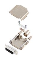 AMPHENOL COMMUNICATIONS SOLUTIONS L17DPPK15-M+L77SDA15S D-Sub 连接器, 带后壳, 标准, 插座, DPPK-M, 15 触点, DA, 焊接杯