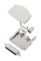 AMPHENOL COMMUNICATIONS SOLUTIONS L17DPPK25-M+L77SDB25S D-Sub 连接器, 带后壳, 标准, 插座, DPPK-M, 25 触点, DB, 焊接杯