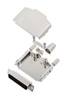 AMPHENOL COMMUNICATIONS SOLUTIONS L17DPPK25-M+L717HDB44P D-Sub 连接器, HD, 带后壳, 高密度, 插头, DPPK-M, 44 触点, DB, 焊接杯