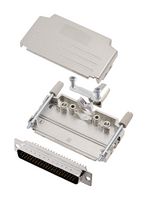 AMPHENOL COMMUNICATIONS SOLUTIONS L17DPPK37-M+L717HDC62P D-Sub 连接器, HD, 带后壳, 高密度, 插头, DPPK-M, 62 触点, DC, 焊接杯