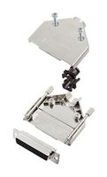 AMPHENOL COMMUNICATIONS SOLUTIONS L17DTPK-M-25+L77HDB44S D-Sub 连接器, HD, 带后壳, 高密度, 插座, DTPK-M, 44 触点, DB, 焊接杯