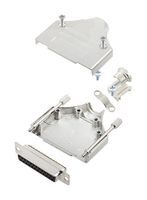 AMPHENOL COMMUNICATIONS SOLUTIONS L17MHDM25+L77SDB25S D-Sub 连接器, 带后壳, 标准, 插座, MHDM, 25 触点, DB, 焊接杯